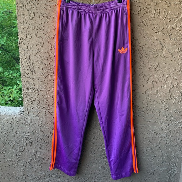 SOLD ADIDAS PURPLE ORANGE ADI FIREBIRD TRACK - Picture 7 of 8
